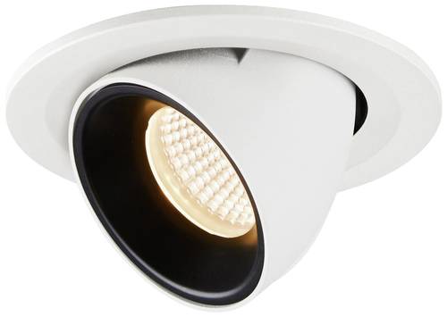 SLV NUMINOS GIMBLE S 1005876 LED-Einbauleuchte Weiß Warmweiß Deckenmontage möglich, Drehbar, Schw von SLV