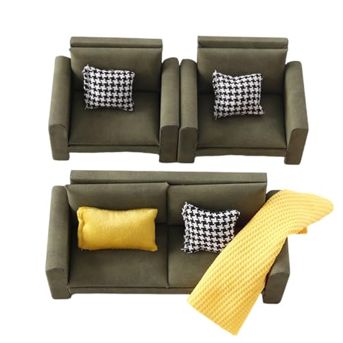 1/12 Skala Holzcouch EIN Sofa Modell Miniaturmöbel Für Realistische Puppenhouses Displays 1/12 Skala Holzcouch EIN Sofa Modell Miniaturmöbel Für Realistische Puppenhouses Displays von SLXLYH