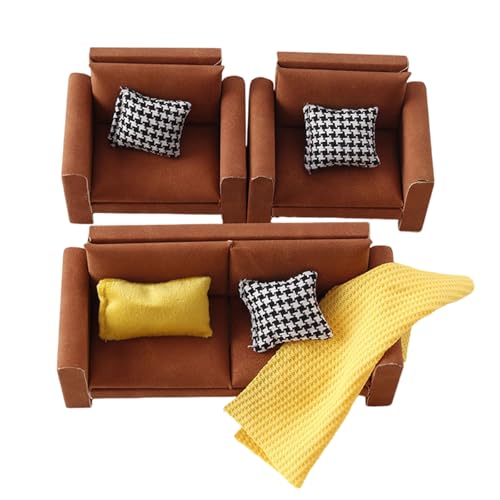 1/12 Skala Holzcouch EIN Sofa Modell Miniaturmöbel Für Realistische Puppenhouses Displays 1/12 Skala Holzcouch EIN Sofa Modell Miniaturmöbel Für Realistische Puppenhouses Displays von SLXLYH