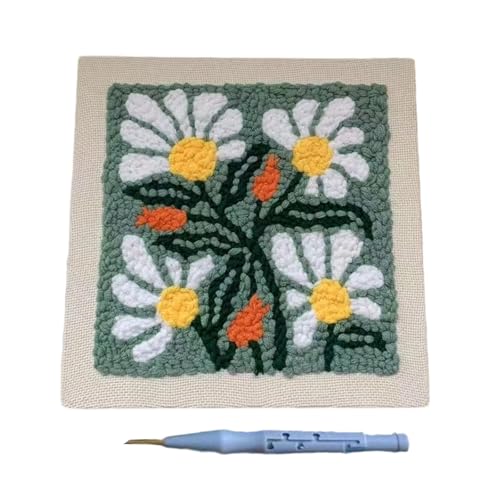 25x25 cm Stickerei Nähen Bastelkits Mit Holzrahmen Nadel Blumenmuster Stoffmalerei Handgefertigte Materialien Set Set 25x25 cm Stickerei Nähen Bastelkits Mit Holzrahmen Nadel Blumenmuster Stoffmalerei Handgefertigte Materialien Set Set von SLXLYH