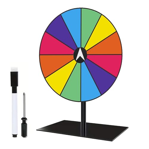 Acrylregenbogen Spinnings Wheel Prize Spielbrett Mit Abnehmbarem Stand Und Drys Löschen Marker Für Klassenzimmer Party Aktivitäts Wheel Spiel Acrylregenbogen Spinnings Wheel Prize Spielbrett Mit Abnehmbarem Stand Und Drys Löschen Marker Für Klassenzimmer Party Aktivitäts Wheel Spiel von SLXLYH