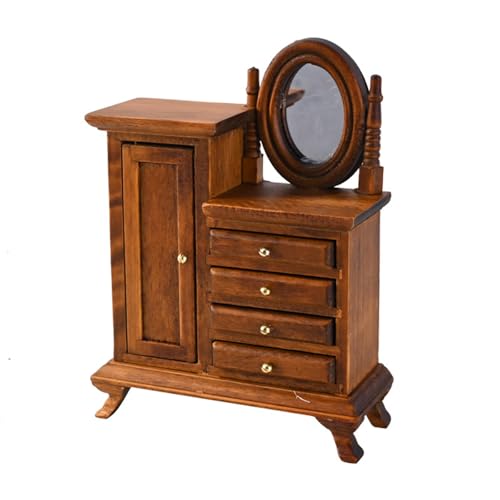 Antike Miniatur Schminktisch Für Dollhouses Collector 1/16 Realistischer Vanity Tischmöbel Mit Simulationsdetails Antike Miniatur Schminktisch Für Dollhouses Collector 1/16 Realistischer Vanity Tischmöbel Mit Simulationsdetails von SLXLYH