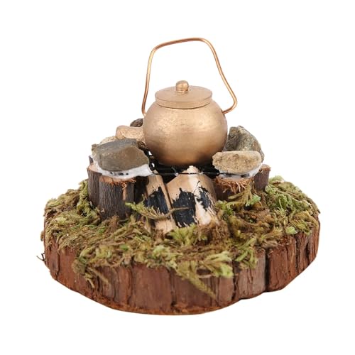Brennholzmodell Cauldron Dollhouses Cauldron 1:12 Skala Realistisches Kochgeschirrtopfmodell Für Campingthema Miniature Brennholzmodell Cauldron Dollhouses Cauldron 1:12 Skala Realistisches Kochgeschirrtopfmodell Für Campingthema Miniature von SLXLYH
