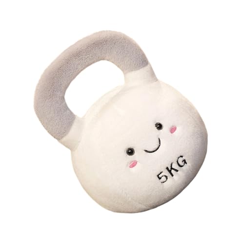 Fitnessstudent Thema Schöne Kettlebell Plüsch Spielzeugwurf Wurfkissen Säugling Sensorisches Spiel Weiches Baby Geschenk Weiß Weiß Fitnessstudent Thema Schöne Kettlebell Plüsch Spielzeugwurf Wurfkissen Säugling Sensorisches Spiel Weiches Baby Geschenk Weiß Weiß von SLXLYH