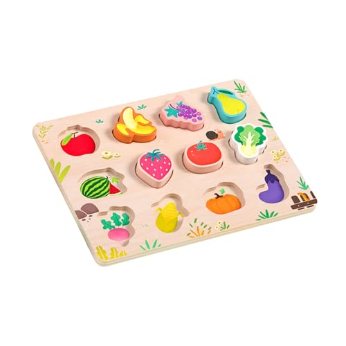 Holzgemüse Tiere Fahrzeug Obst Puzzle Für Kinder Von 3-6 Jahren Peg Puzzle Handspiel Holzgemüse Tiere Fahrzeug Obst Puzzle Für Kinder Von 3-6 Jahren Peg Puzzle Handspiel von SLXLYH