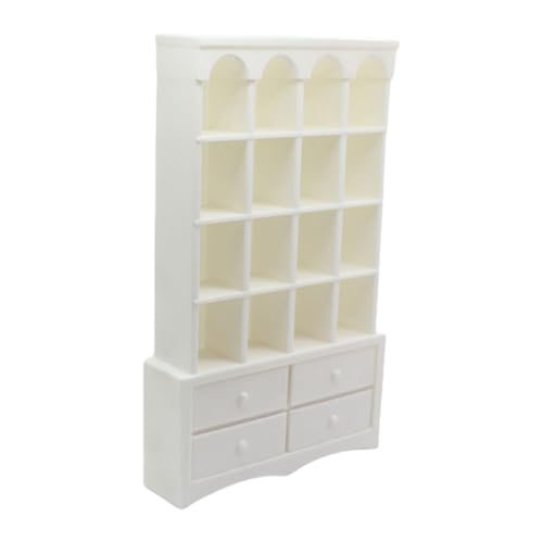 Kinder Sicheres Miniatur Bücherregalschrank 1/12 Dollhouses Möbel Dekorative Lagerschrank Für Raumszene Darstellung von SLXLYH