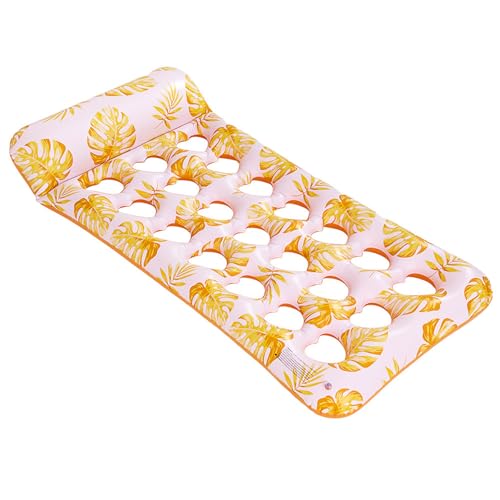 Premium Blattformpool Float Matratze TränenpvC Wasserhängematte Für See & Strand Verwenden Sie Dekoratives Ahornblattpool Bett von SLXLYH