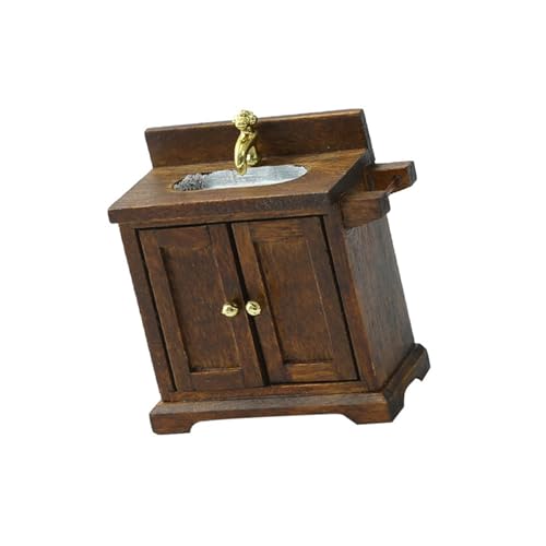 Realistischer 1/16 Waschbeckenschrank 1/16 Für Dollhouses Badezimmer Oder Küchenzubehör von SLXLYH
