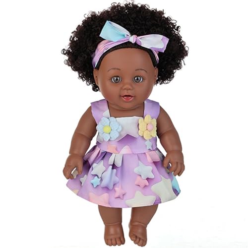 SLXLYH 12 Zoll Weiches African America Mit Mode Afro Frisur Für Kindersammler Kindergarten Dekoration SLXLYH 12 Zoll Weiches African America Mit Mode Afro Frisur Für Kindersammler Kindergarten Dekoration von SLXLYH