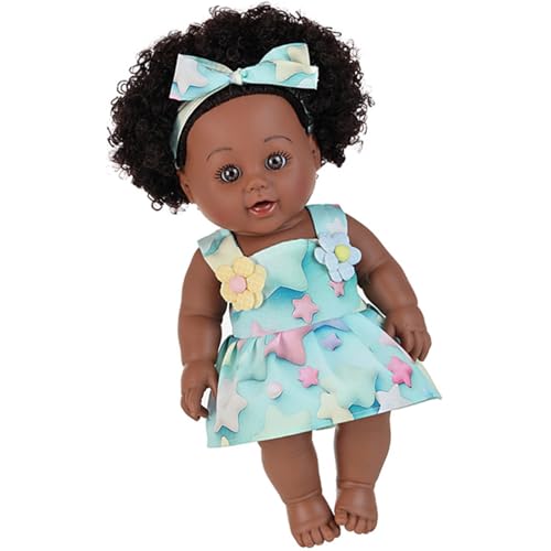 SLXLYH 12 Zoll Weiches African America Mit Mode Afro Frisur Für Kindersammler Kindergarten Dekoration SLXLYH 12 Zoll Weiches African America Mit Mode Afro Frisur Für Kindersammler Kindergarten Dekoration von SLXLYH