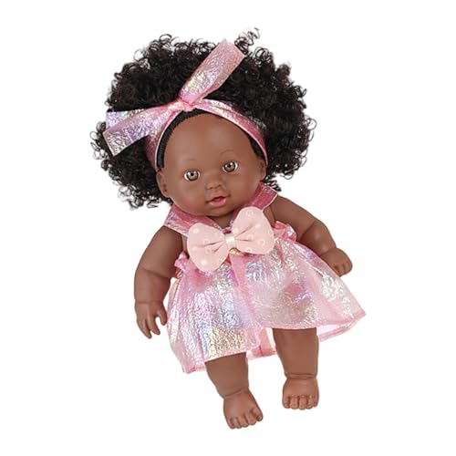 SLXLYH 8 Zoll Wie Handgröße Kleinkindpuppe Handheld Miniatur Afrikanische Wiedergeborene Puppenspielzeug Für Fotoshooting Neues Eltern Geschenk SLXLYH 8 Zoll Wie Handgröße Kleinkindpuppe Handheld Miniatur Afrikanische Wiedergeborene Puppenspielzeug Für Fotoshooting Neues Eltern Geschenk von SLXLYH