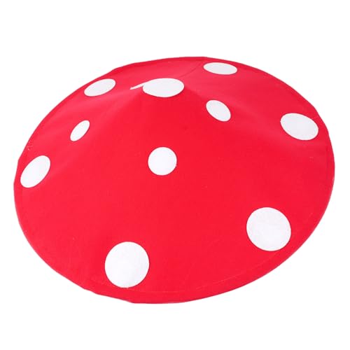 SLXLYH Bequeme Pilzkappe Mit Spitzenverkleidung Für Erwachsene Partyzubehör Kopfbedeckung Für Halloween Cosplay Bühnenshows Und Themenereignis Cosplay Pilz Cap Kostümzubehör Accessoire von SLXLYH