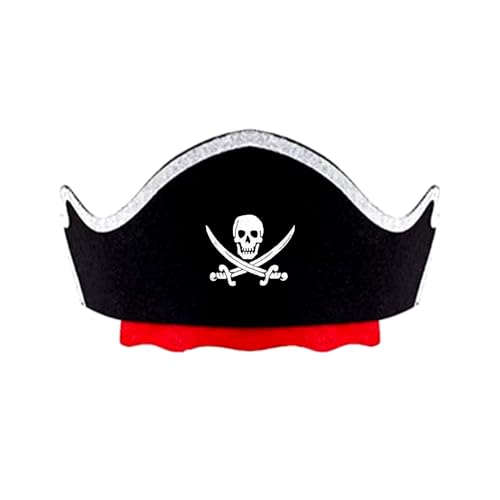 SLXLYH Haarreif aus Filz für Halloween, Cosplay, Piratenkostüm für Erwachsene, Kopfbedeckungen, Festivals, Partys SLXLYH Haarreif aus Filz für Halloween, Cosplay, Piratenkostüm für Erwachsene, Kopfbedeckungen, Festivals, Partys von SLXLYH