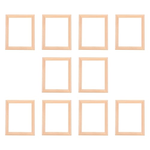 SLXLYH Kleine Feste Farbholzfoto Frames Zakka Miniaturmöbel Für Puppenhäuser Display Modelle SLXLYH Kleine Feste Farbholzfoto Frames Zakka Miniaturmöbel Für Puppenhäuser Display Modelle von SLXLYH