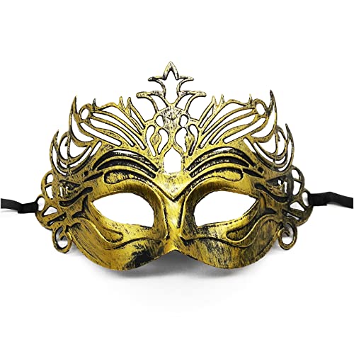 SLXLYH Männliche Halbgesichts-Maskerade für Damen, Antik-Retro-Party, für Kostüm, Karneval, Halloween SLXLYH Männliche Halbgesichts-Maskerade für Damen, Antik-Retro-Party, für Kostüm, Karneval, Halloween von SLXLYH