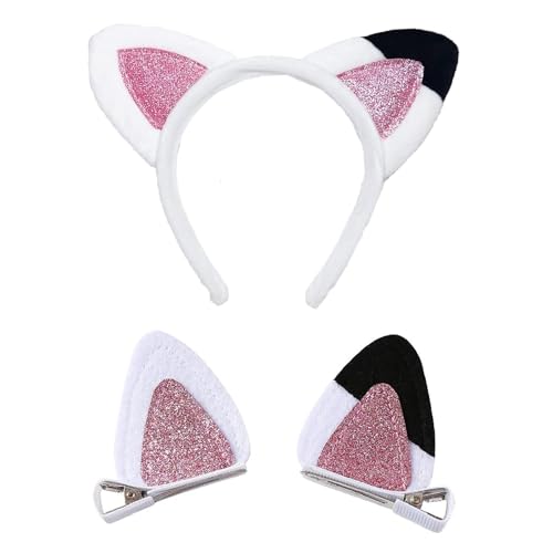 SLXLYH Plüsch-Ohr-Stirnband, Cosplay-Kostüm, Haarreifen, Party-Requisiten, Kopfschmuck, Maskerade, Kopfschmuck, Mädchen, Animationszubehör SLXLYH Plüsch-Ohr-Stirnband, Cosplay-Kostüm, Haarreifen, Party-Requisiten, Kopfschmuck, Maskerade, Kopfschmuck, Mädchen, Animationszubehör von SLXLYH