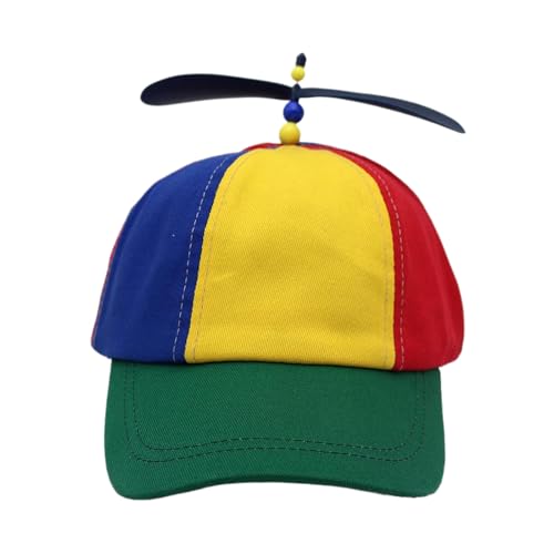 SLXLYH Rainbows Propeller Baseball Hat Unisex Fun Kinder Party Kopfbedeckung Für Geburtstagsfeiern Und Schulveranstaltung von SLXLYH