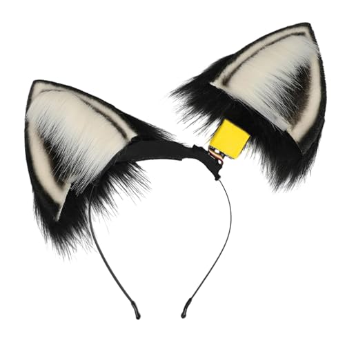 SLXLYH Rollenspiel Haarband Bewegliche Plüsch Tier Ohr Haarband Fernbedienung Tier Langer Schwanz Halloween Kostüm Requisiten Zubehör von SLXLYH