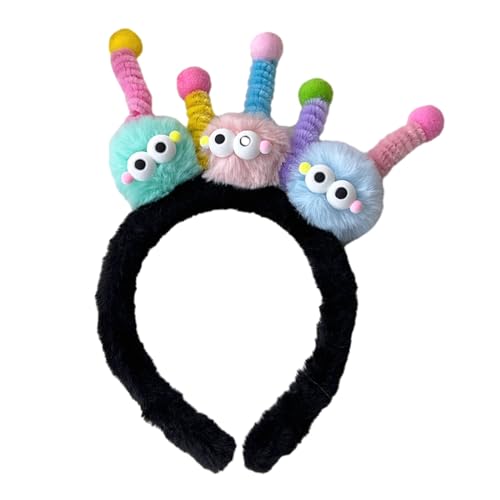 SLXLYH Schöner Haarreif im Dopamine-Look, gedrehte Pompons, Plüsch-Kopfschmuck, Ostern, Party, Cosplay, Kostüm, Requisiten, Uni SLXLYH Schöner Haarreif im Dopamine-Look, gedrehte Pompons, Plüsch-Kopfschmuck, Ostern, Party, Cosplay, Kostüm, Requisiten, Uni von SLXLYH