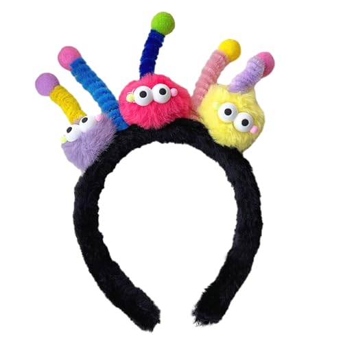 SLXLYH Schöner Haarreif im Dopamine-Look, gedrehte Pompons, Plüsch-Kopfschmuck, Ostern, Party, Cosplay, Kostüm, Requisiten, Uni SLXLYH Schöner Haarreif im Dopamine-Look, gedrehte Pompons, Plüsch-Kopfschmuck, Ostern, Party, Cosplay, Kostüm, Requisiten, Uni von SLXLYH