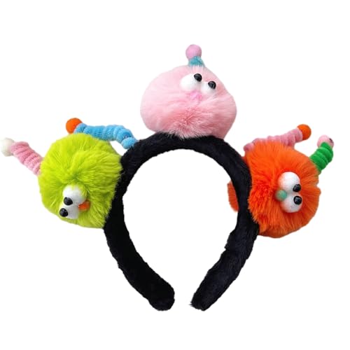 SLXLYH Schöner Haarreif im Dopamine-Look, gedrehte Pompons, Plüsch-Kopfschmuck, Ostern, Party, Cosplay, Kostüm, Requisiten, Uni SLXLYH Schöner Haarreif im Dopamine-Look, gedrehte Pompons, Plüsch-Kopfschmuck, Ostern, Party, Cosplay, Kostüm, Requisiten, Uni von SLXLYH