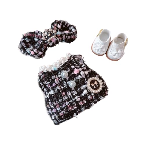SLXLYH Stylish Doll Outfit Mit Kleider Bowtie Schuhen Für 17 cm Generation 1 & 2 Sammlerfigur Dolls Display Und Foto Requisiten SLXLYH Stylish Doll Outfit Mit Kleider Bowtie Schuhen Für 17 cm Generation 1 & 2 Sammlerfigur Dolls Display Und Foto Requisiten von SLXLYH