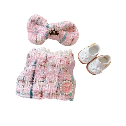SLXLYH Stylish Doll Outfit Mit Kleider Bowtie Schuhen Für 17 cm Generation 1 & 2 Sammlerfigur Dolls Display Und Foto Requisiten SLXLYH Stylish Doll Outfit Mit Kleider Bowtie Schuhen Für 17 cm Generation 1 & 2 Sammlerfigur Dolls Display Und Foto Requisiten von SLXLYH