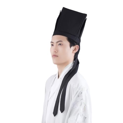 SLXLYH Traditionelle Song-Dynastien Han-Kappen, eleganter klassischer Stil, chinesischer orientalischer Hut für kulturelle Event-Enthusiasten von SLXLYH