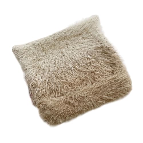 SLXLYH Übergroßer Kätzchenhut mit Ohren, schöne bunte Skimütze, pelzige Ohren, Cartoon-Foto-Requisiten, Outdoor-Kopfwickel für Halloween (Khaki) von SLXLYH