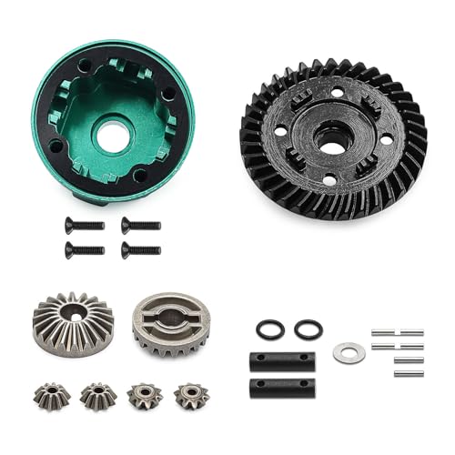 SLXLYH Upgrade Fernbedienungsauto Mit Einem Robusten Metallstahl Heckdifferential 37/13T Für Eine Bessere Kontrolle SLXLYH Upgrade Fernbedienungsauto Mit Einem Robusten Metallstahl Heckdifferential 37/13T Für Eine Bessere Kontrolle von SLXLYH