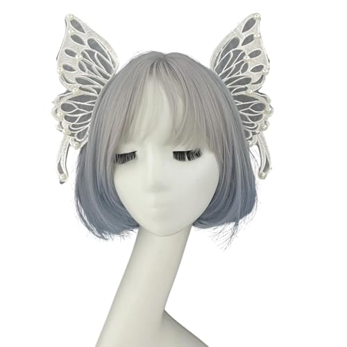 SLXLYH Woodlands Kopfschmuck mit Perlen und zartem Flügel-Haar-Accessoire, geeignet für Renaissance-Events SLXLYH Woodlands Kopfschmuck mit Perlen und zartem Flügel-Haar-Accessoire, geeignet für Renaissance-Events von SLXLYH