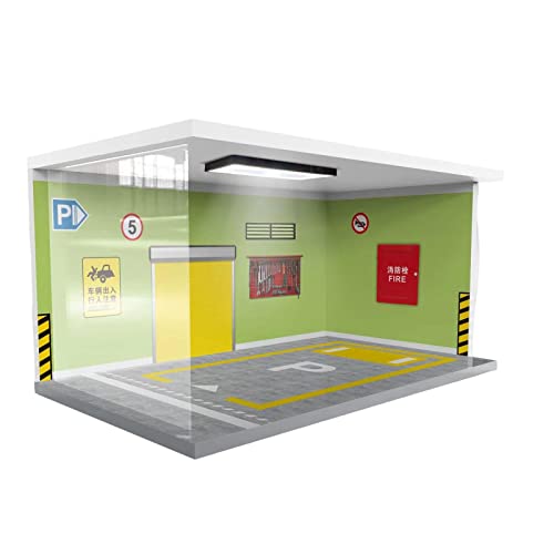 SM SunniMix 1:24 Automodell Parkplatz, Parkplatz Modellauto Diecast Garage Display, Modell Tiefgarage, Modell Auto Garage Vitrine Desktop für Auto Modell Spielzeug Sammlung Display SM SunniMix 1:24 Automodell Parkplatz, Parkplatz Modellauto Diecast Garage Display, Modell Tiefgarage, Modell Auto Garage Vitrine Desktop für Auto Modell Spielzeug Sammlung Display von SM SunniMix
