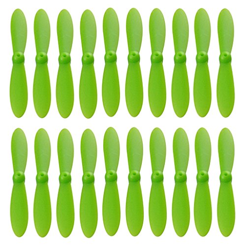 SM SunniMix 20pcs RC Drohnen Propeller, Ersatzflügel Propeller Set für Quadcopter, Grün von SM SunniMix