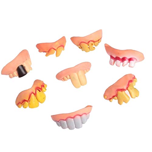 SM SunniMix 8X Lustige Zähne Gebiss Zähne Scherzzähne Prothesenzahn für Themenparty und Maskenball SM SunniMix 8X Lustige Zähne Gebiss Zähne Scherzzähne Prothesenzahn für Themenparty und Maskenball von SM SunniMix