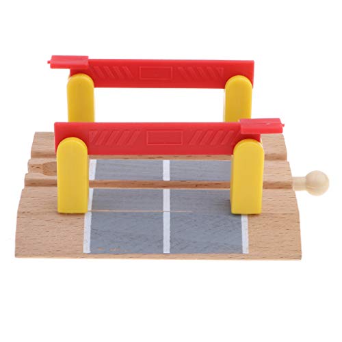 SM SunniMix Holzeisenbahn Zubehör Zug Auto Bahnübergang Holzbahn Kinder Spielzeug Lernspielzeug - Bahnübergang Stab SM SunniMix Holzeisenbahn Zubehör Zug Auto Bahnübergang Holzbahn Kinder Spielzeug Lernspielzeug - Bahnübergang Stab von SM SunniMix