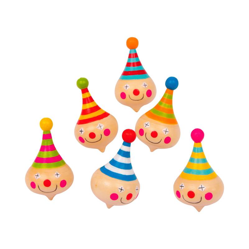 Small Foot Kreisel-Clown aus Holz von small foot