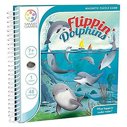 SmartGames - Flippin' Dolphins, Magnetic Puzzle Game with 48 Challenges, 7+ Years von SmartGames