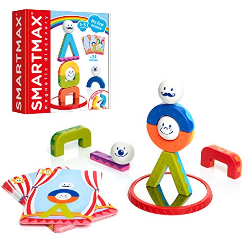 SMARTMAX - My First Acrobats, Magnetic Discover Play Set with 24 Challenges, 1 1/2-5 Years von SmartGames