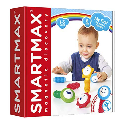 SMARTMAX - My First Sounds & Senses, Magnetic Discovery Play Set, 8 Pieces, 1-3 Years, 24 x 6 x 24cm von SMARTMAX