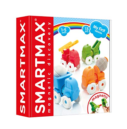 SmartMax - My First Vehicles, Magnetic Discovery Play Set, 13 pieces, 1 - 5 Years von SMARTMAX