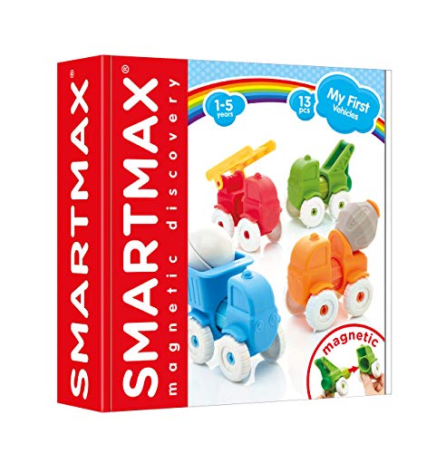 SmartMax - My First Vehicles, Magnetic Discovery Play Set, 13 pieces, 1 - 5 Years von SMARTMAX