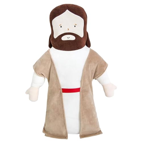 SMELEYOU Jesus Plüsch 20 Zoll süßer Cartoon Jesus Puppenspielzeug Weichkissen für Heimbüro Auto Taufe Ostern Religionsfeier Geschenke Geschenke Kinder SMELEYOU Jesus Plüsch 20 Zoll süßer Cartoon Jesus Puppenspielzeug Weichkissen für Heimbüro Auto Taufe Ostern Religionsfeier Geschenke Geschenke Kinder von SMELEYOU