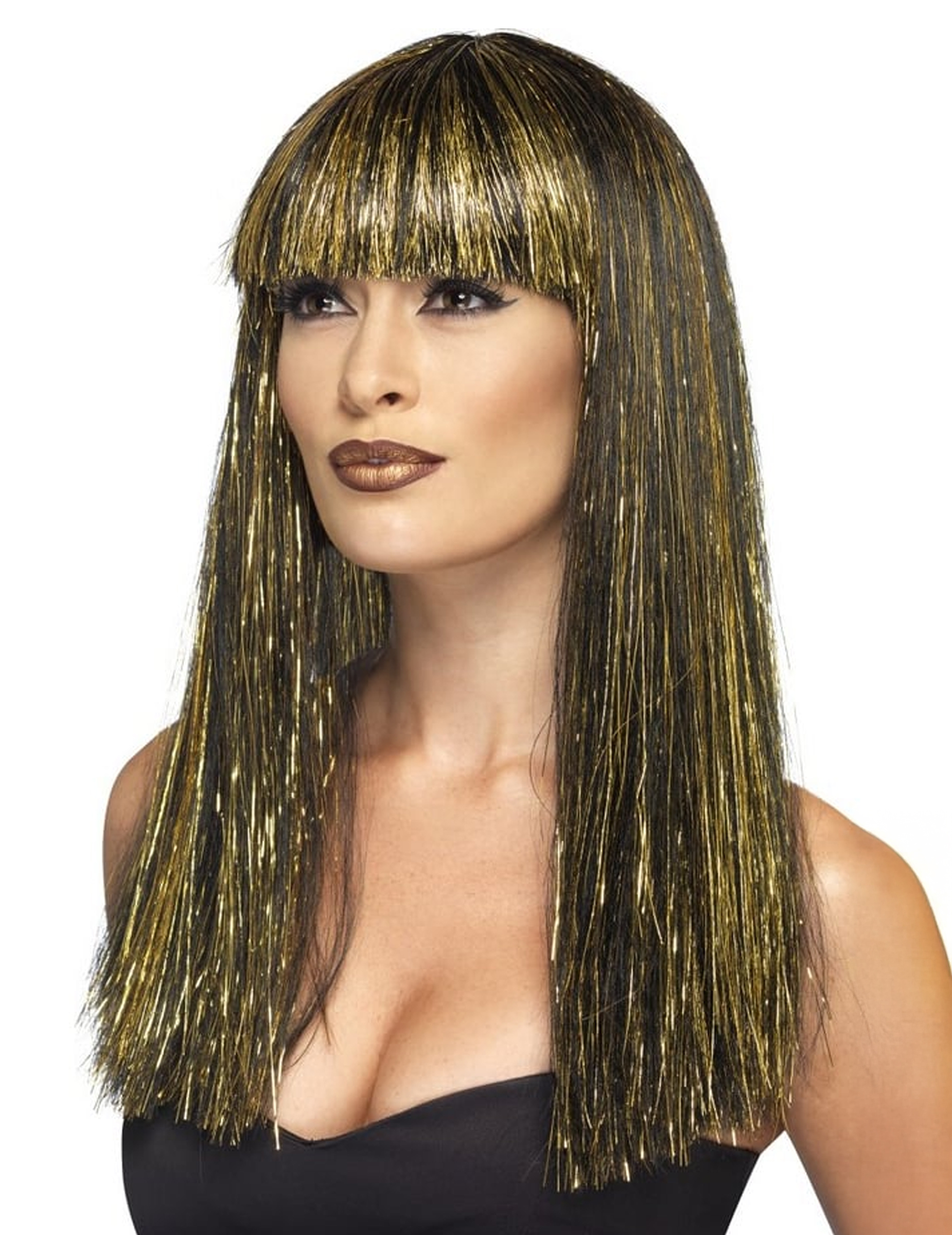 Ägyptische Langhaarperücke für Damen schwarz Ägyptische Langhaarperücke für Damen schwarz von SMIFFY'S