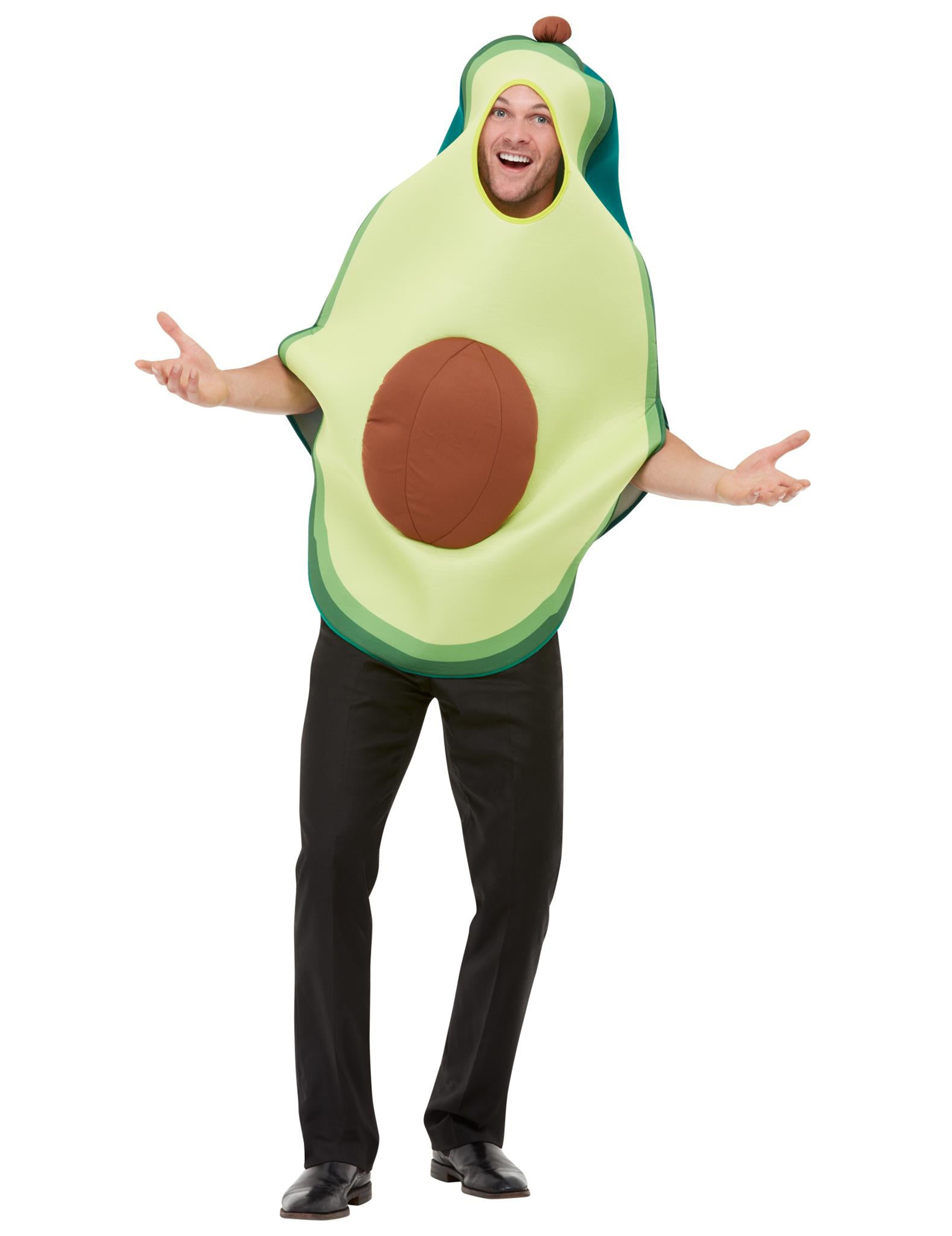 Avocado-Kostüm für Erwachsene Faschingskostüm grün-braun Avocado-Kostüm für Erwachsene Faschingskostüm grün-braun von SMIFFY'S