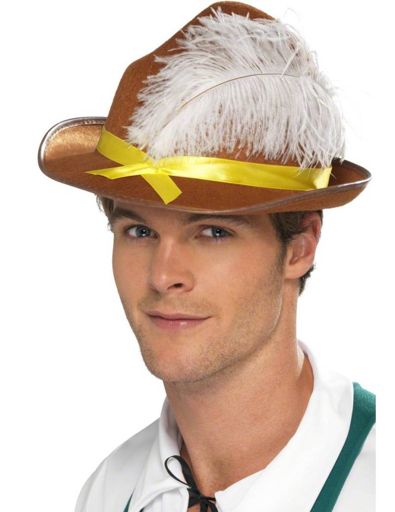 Bayern Hut mit Feder braun von SMIFFY'S