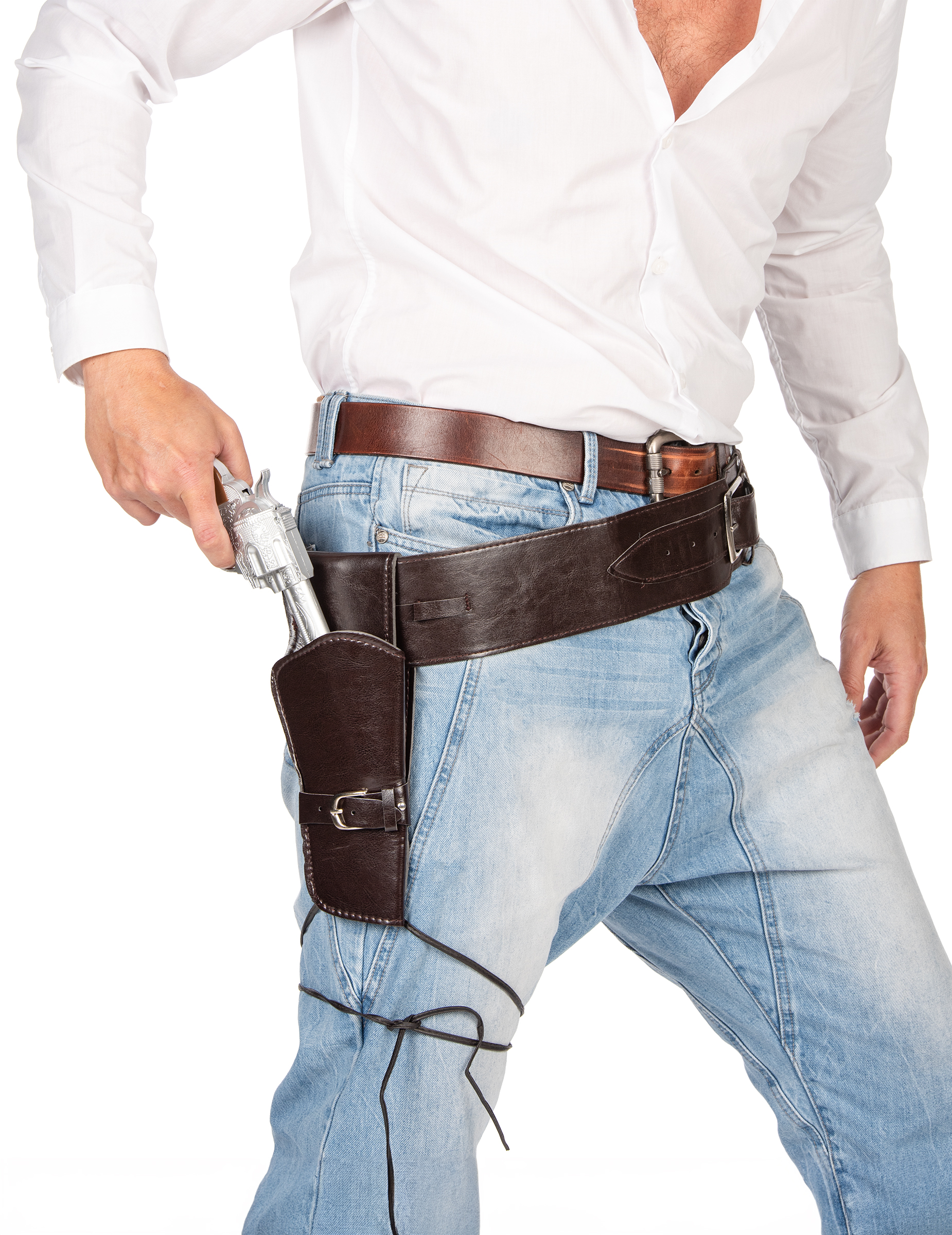 Cowboy Waffen Gurt braun Cowboy Waffen Gurt braun von SMIFFY'S