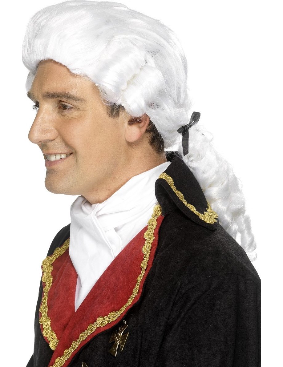 Edelmann Perücke Deluxe weiss von SMIFFY'S