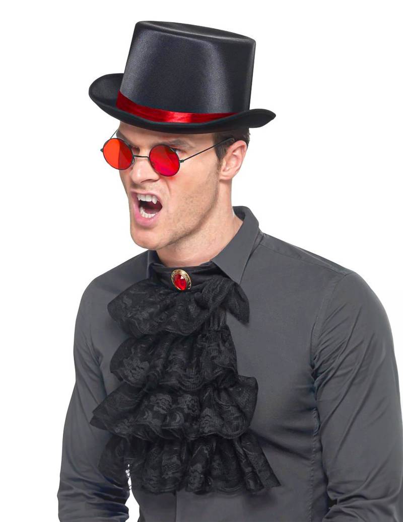 Eleganter Vampir Set 3-teilig schwarz-rot von SMIFFY'S