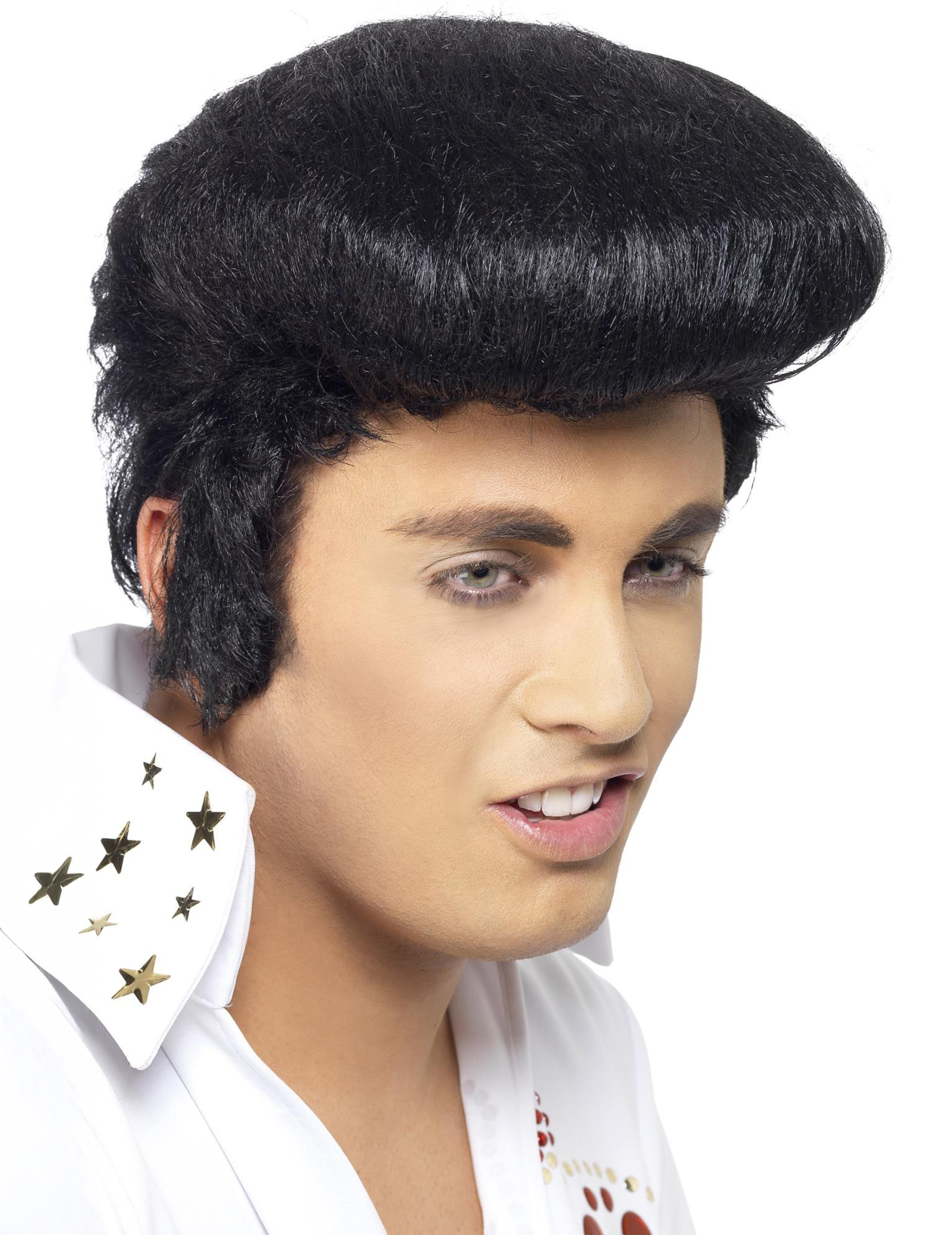 Elvis Perücke Deluxe schwarz von SMIFFY'S