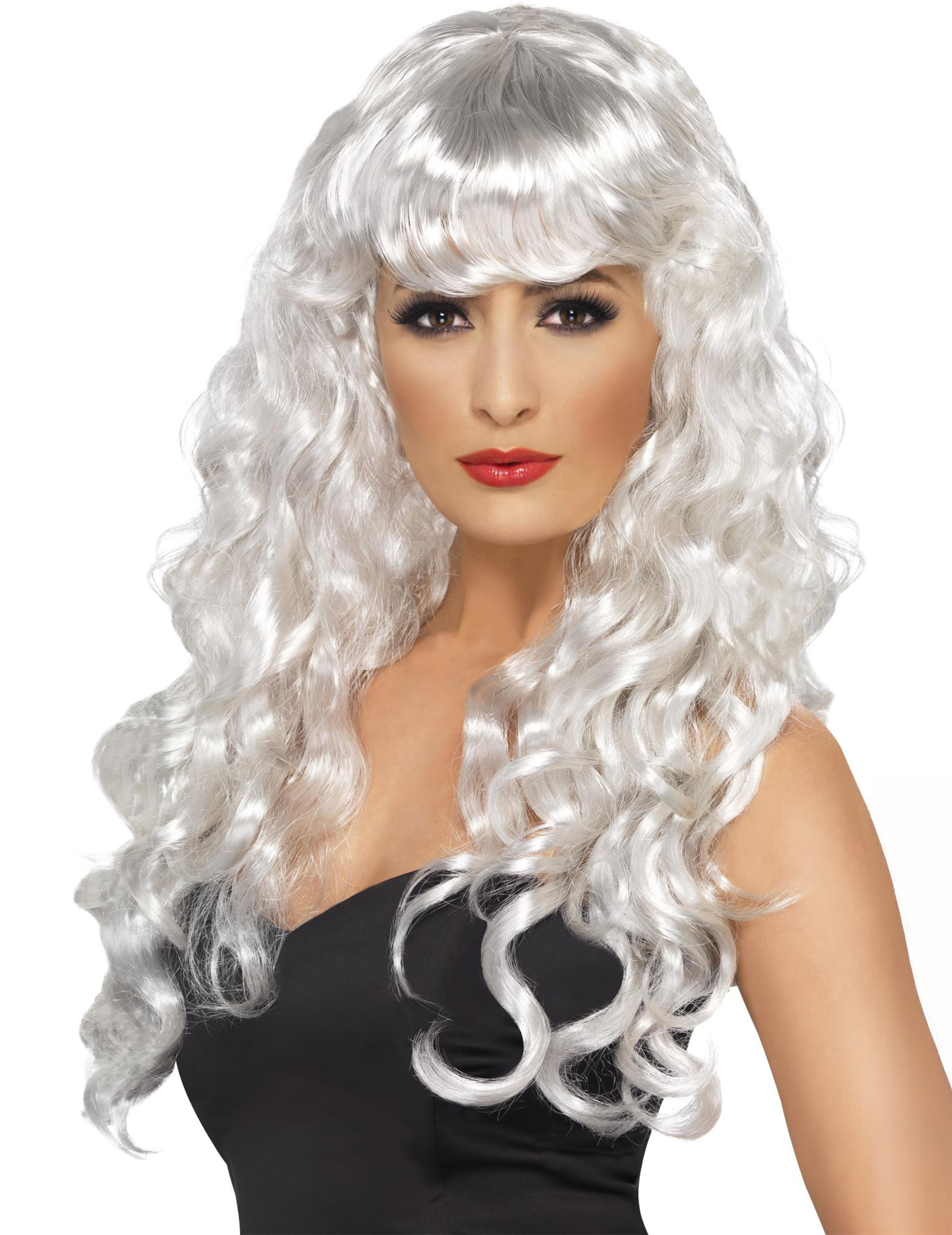 Engel Perücke mit Locken weiss von SMIFFY'S